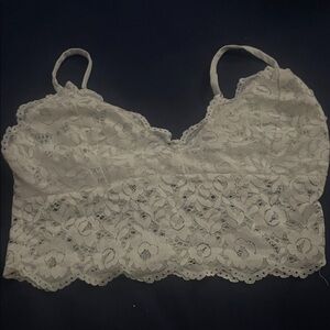 Iris Lace Bandeau in Cream